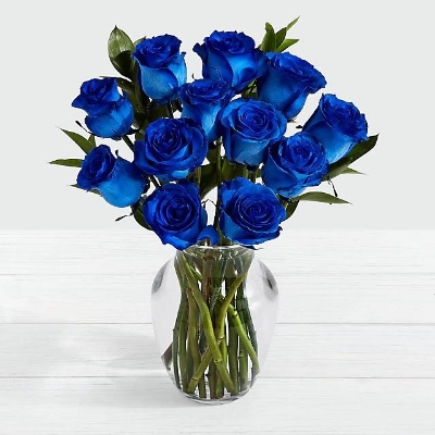 Blue Roses Bouquet | Flowers Delivery 4 U | Southall ...